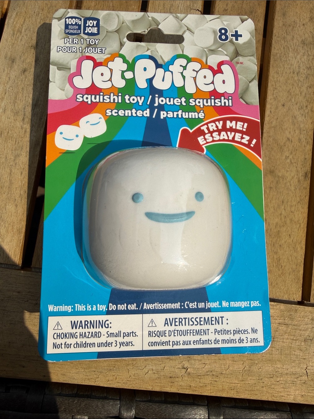 Jeff pulled Scented Marshmallow Toy - White